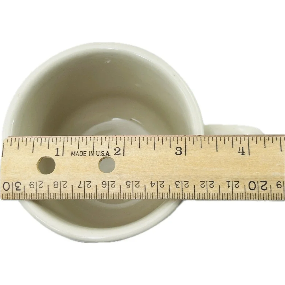 Longaberger‎ Pottery Woven Traditions Cup 8 oz Heritage Green